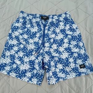 Jack Spade, Size Small, Blue and White Swim Trunks.